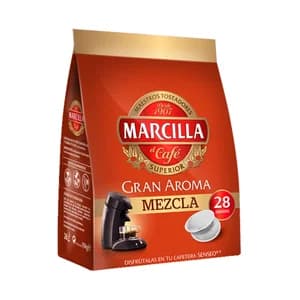 MARCILLA Café en cápsulas fuerte Gran Aroma 28 uds.