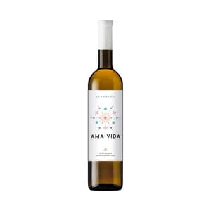 AMA VIDA Vino blanco albariño con D.O. Rías Baixas botella 75 cl.
