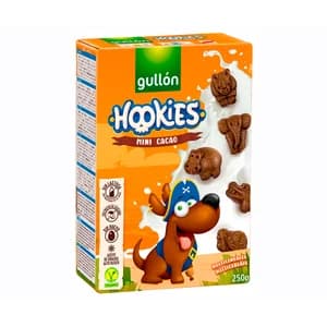 GULLÓN Galletas Hookies mini cacao 250 g.