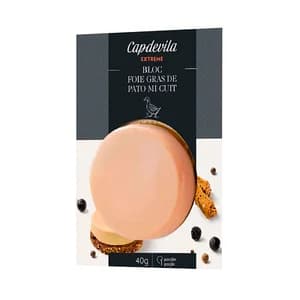 CAPDEVILLA Bloc de foie gras de pato mi-cuit Nº 01 40 g.
