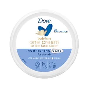 DOVE Crema de manos, cara y cuerpo para piel seca DOVE Nourishing care 250 ml.