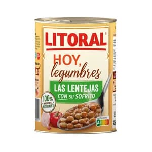 LITORAL Lentejas de la Abuela cocinadas 435 g.