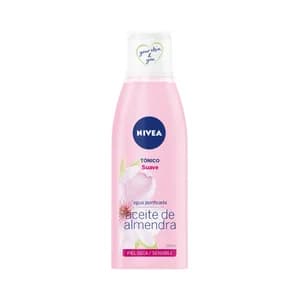 NIVEA Tónico facial suave con agua purificada y aceite de almendras, para pieles secas y o sensibles NIVEA 200 ml.