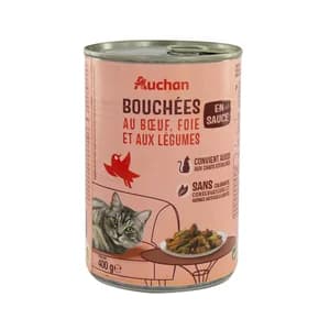 PRODUCTO ALCAMPO Bocaditos en salsa de buey para gatos esterilizados PRODUCTO ALCAMPO 400 g.