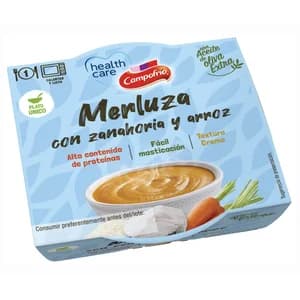 CAMPOFRÍO HEALTHCARE Triturado de merluza 240 gr.