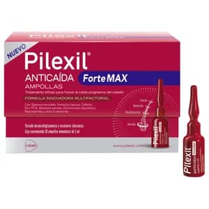 PILEXIL Forte max Tratamiento para frenar la caida progresiva del cabello 20 x 5 ml.