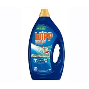 WIPP EXPRESS Detergente gel limpio y liso 60 dosis.