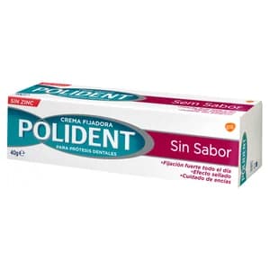 POLIDENT Crema fijadora para dentaduras postizas, con efecto sellado y sin sabor POLIDENT 40 g.