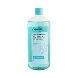 COSMIA Gel y champú para baño y ducha con sal marina 750 ml.