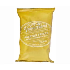 VERMUTERAPIA Patatas fritas de limón y pimienta 130 g.