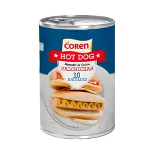 LOURIÑO Salchicha hot dog 250 g.