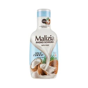 MALIZIA Gel para baño o ducha con leche de coco 1 l.