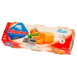 RIBEIRA Atún claro con tomate 3 uds. 52 g