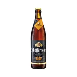 SCHÖFFERHOFER Cerveza alemana Hefenweizen dunkel botella 50 cl.