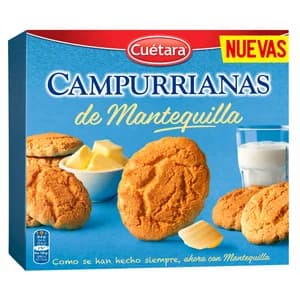 CUETARA Campurrianas de mantequilla 230 g.