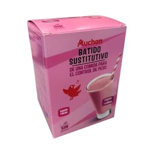 PRODUCTO ALCAMPO Batido sustitutivo de una comida, sabor fresa 9 uds.