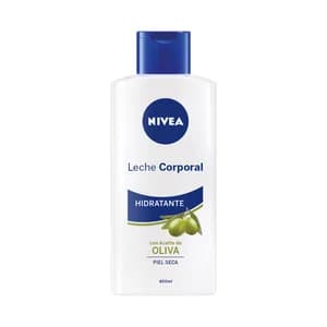 NIVEA Leche corporal hidratante con aceite de oliva para pieles secas 400 ml.