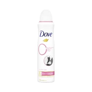 DOVE Invisible care 0% Desodorante en spray para mujer, sin alcohol ni sales de aluminio 150 ml.