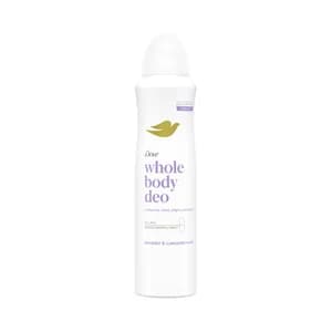 DOVE Desodorante en spray unisex para todo el cuerpo, aroma a lavanda 150 ml.