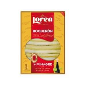 LOREA Filetes de boquerón del Cantábrico en aceite de oliva LOREA 120 g.