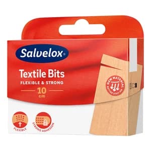 SALVELOX Apósitos textiles adhesivos y flexibles de 10 x 6 cm. 10 uds.