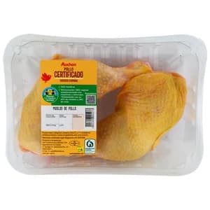 ALCAMPO CULTIVAMOS LO BUENO Muslos de pollo certificado con piel Bandeja.