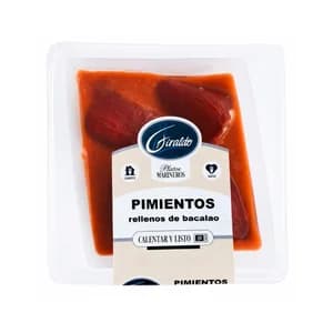 GIRALDO Pimientos rellenos de bacalao 300 g.