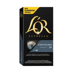L"OR ESPRESSO Café en cápsulas Fortíssimo I10, 10 uds.