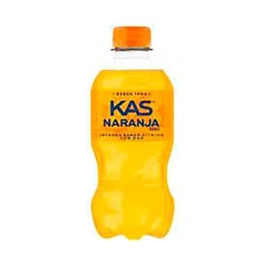 KAS Zero Refresco de naranja sin azúcar botella 33 cl.