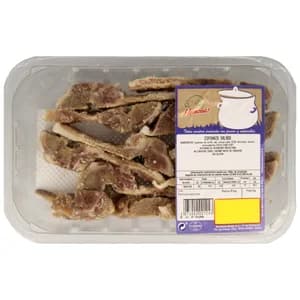 Bandeja de huesos de espinazo de cerdo salado HEMOSA