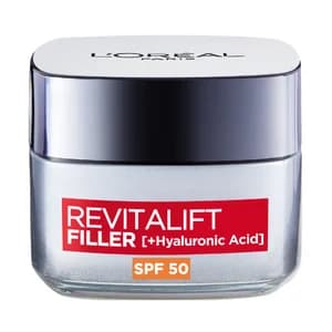 L´ORÉAL PARIS Crema de día rellenadora de arrguas y con FPS 50 L´OREAL PARIS Revitalift filler 50 ml.