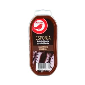 PRODUCTO ALCAMPO Esponja autobrillante para limpiar especial calzado marrón PRODUCTO ALCAMPO, 1 ud.
