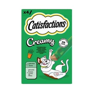 CATISFACTIONS Snack de gato creamy catnip 4 und 40 gr