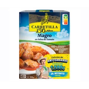 CARRETILLA Magro en salsa de tomate 300 g.