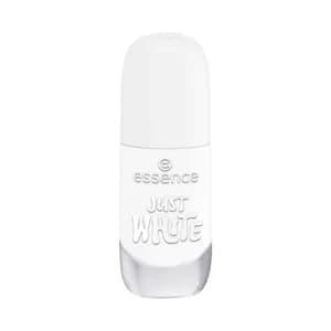 ESSENCE tono 33 Just white blanco liso Esmalte de uñas en gel de larga duración.