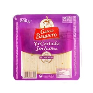 GARCÍA BAQUERO Queso sin lactosa Ya Cortado GARCÍA BAQUERO 200 g.