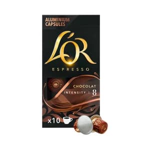 L"OR Café en cápsulas sabor chocolate 10 uds.