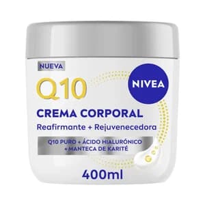 NIVEA Q10 Crema corporal reafirmante y rejuvenecedora para zonas específicas 400 ml.