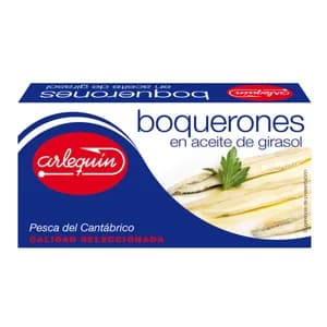 ARLEQUIN Boquerones en aceite de girasol 26 g.