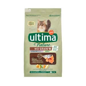 ULTIMA NATURE CAT Alimento para gato no grain salmón 1,1kg