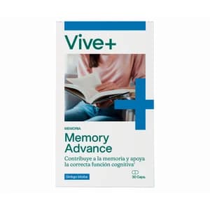 VIVE ADVANCE Complemento alimenticio a base de Ginkgo Biloba VIVE ADVANCE 30 uds.