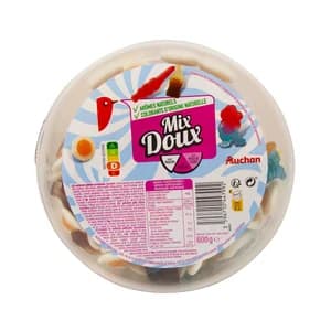 PRODUCTO ALCAMPO Mix de golosinas maxi (geles dulces aromatizados) 600 g.