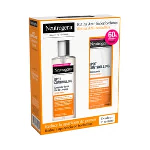 NEUTRÓGENA Spot controlling Rutina hidratante facial (50 ml) + limpiador facial (200 ml).