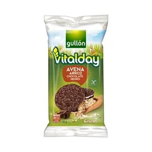 GULLÓN VITALDAY Tortitas de avena y arroz 82 g.