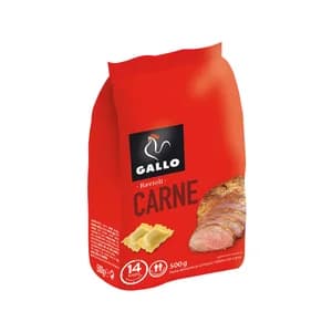 GALLO Raviolis carne 500 g.