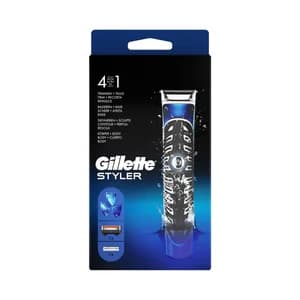 GILLETTE Maquina de afeitar 4 en 1 (recorta, afeita, perfila y depilación corporal) GILLETTE Styler.