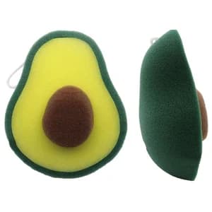 TOP GIRL Esponja de baño corporal con forma de medio aguacate TOP GIRL.