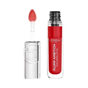 L´ORÉAL PARIS Plump ambition tono 380 Rouge in love Aceite labial voluminizador con ácido Hialurónico.