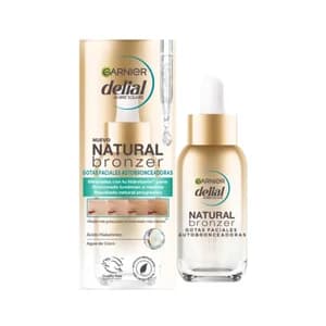 DELIAL Gotas faciales autobronceadoras con ácido hialurónico y agua de coco DELIAL Natural bronzer 30 ml.