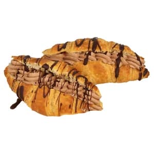Croissant rellenos de nata y trufa, 4 uds.